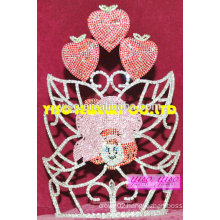 fashion headwear party costume stawberry crown ornaments